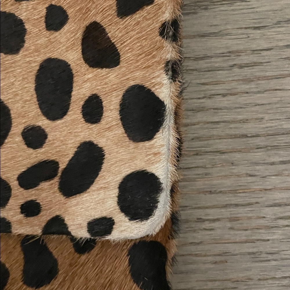 Clare V leopard print foldover clutch - Picture 6 of 12